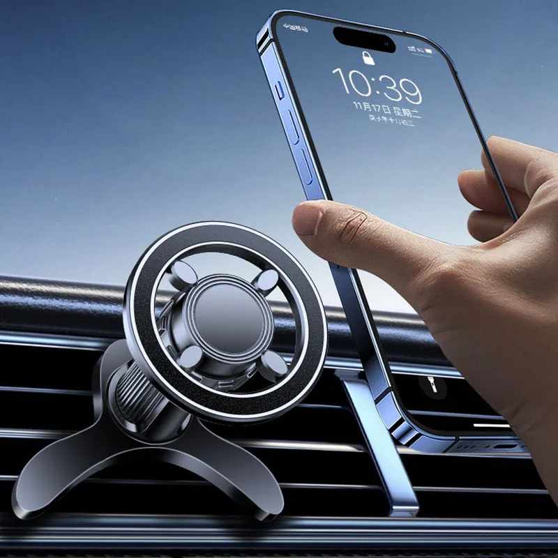 Supporto Magnetico per Telefono da Auto Compatibile con Magsafe, Supporto GPS per iPhone 15 14 Samsung Xiaomi - immagine 6