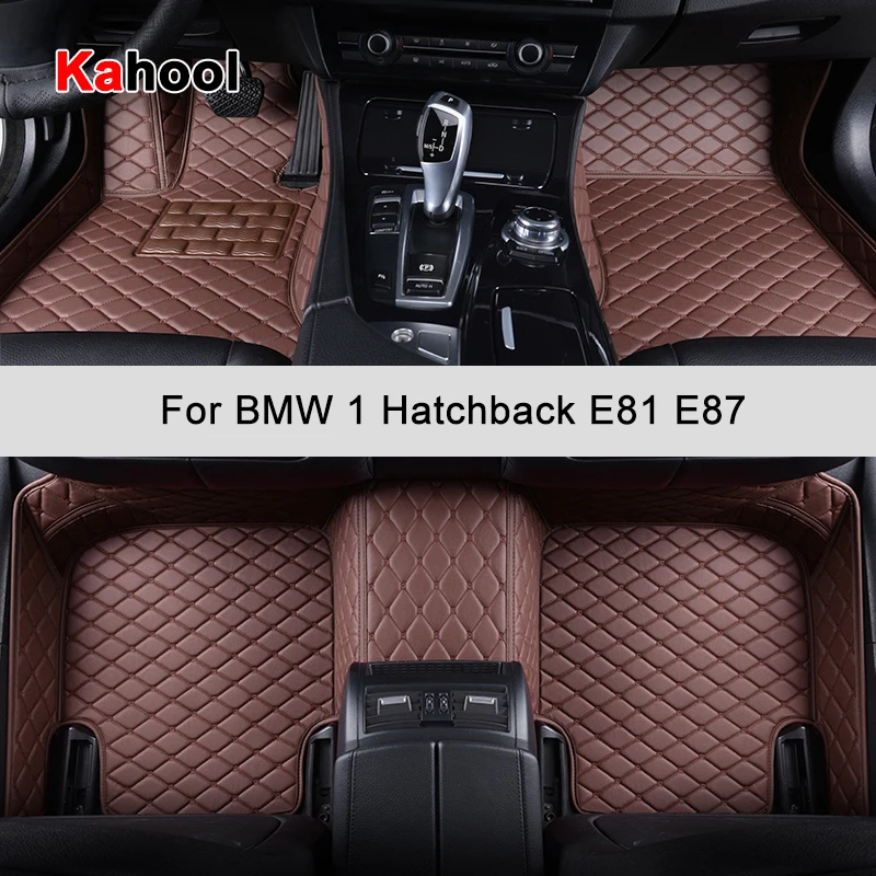 

KAHOOL Custom Car Floor Mats For BMW 1 Hatchback F20 F21 2010-2022 Years Auto Accessories Foot Carpet