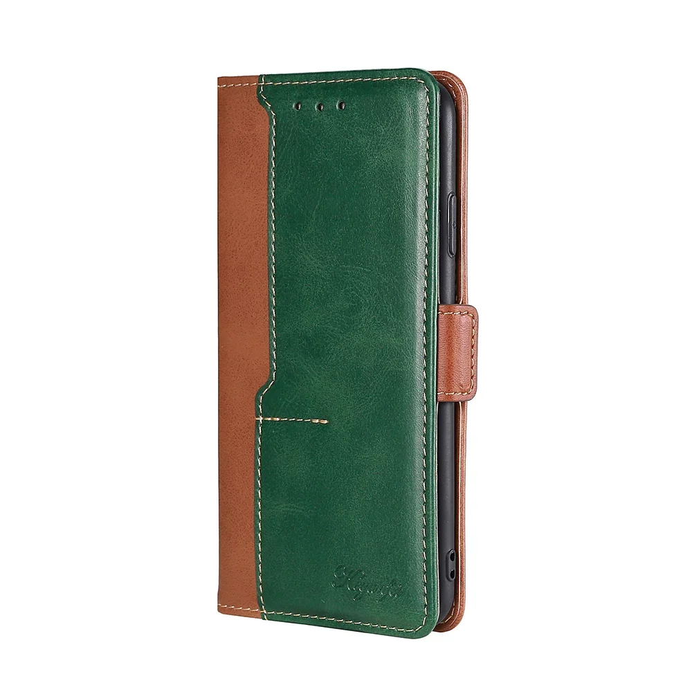 Luxury Wallet Flip Case with Kickstand and Card Slot - Premium Hard Shell Cover