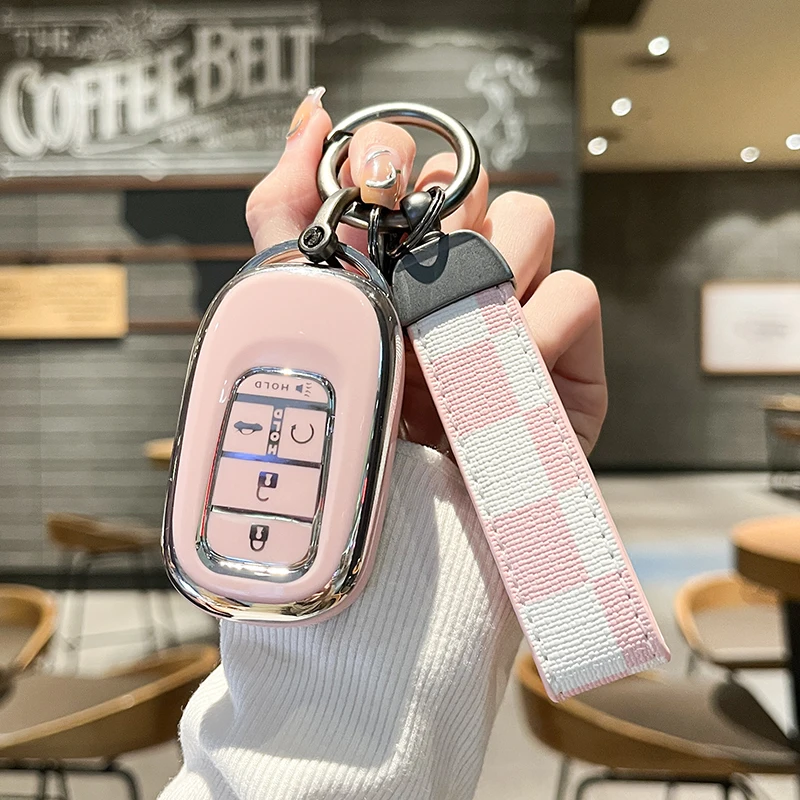 Auto Flip Key Case Shell Abdeckung für Honda Crv CR-V fit Civic Accord HR-V HRV City Odyssey XR-V Shell Halter Protector Schlüssel bund – Detail 7