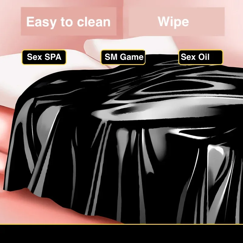 BDSM Waterproof Adult Sex Bed Sheets For Sex Game Lubricants Waterproof Bed Cover Couple Flirt Wetlook Bondage Wet Play Sex Tool