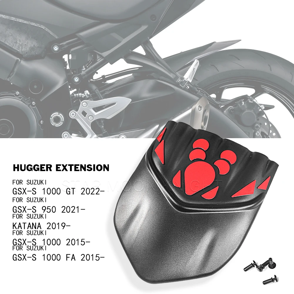 

For Suzuki GSX-S 1000 950 GSX-S1000 GSXS1000 GSXS950 GSX-S950 Katana Motorcycle Rear Fender Mudguard Extender Hugger Extension