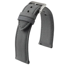Waterproof Sailcloth Nylon Quick Release Watch Strap - 22mm (GREY)