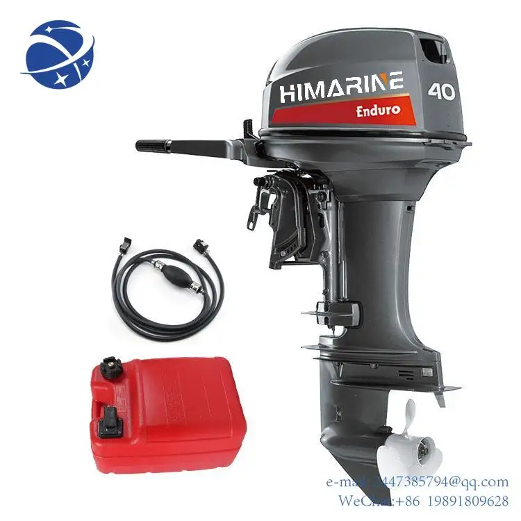 

Yun YiTop quality marine motor boat engine outboard 2 stroke 40hp long shaft Outboard motor Himarine Brand