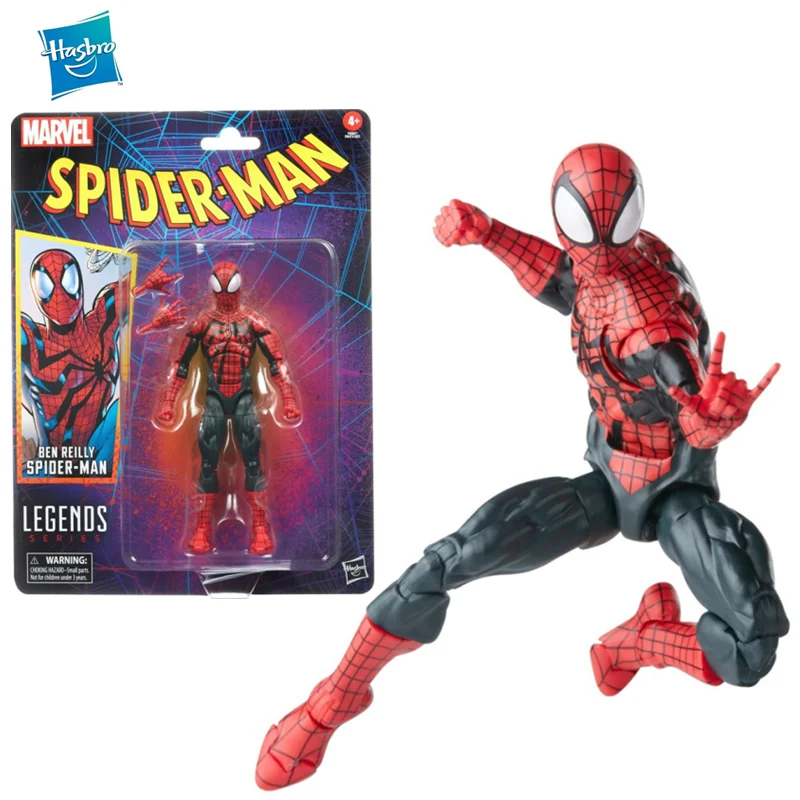 

In Stock Hasbro Marvel Legends Series Ben Reilly Spider Man Action Figure 6 Inch Scale Collectible Model Toy