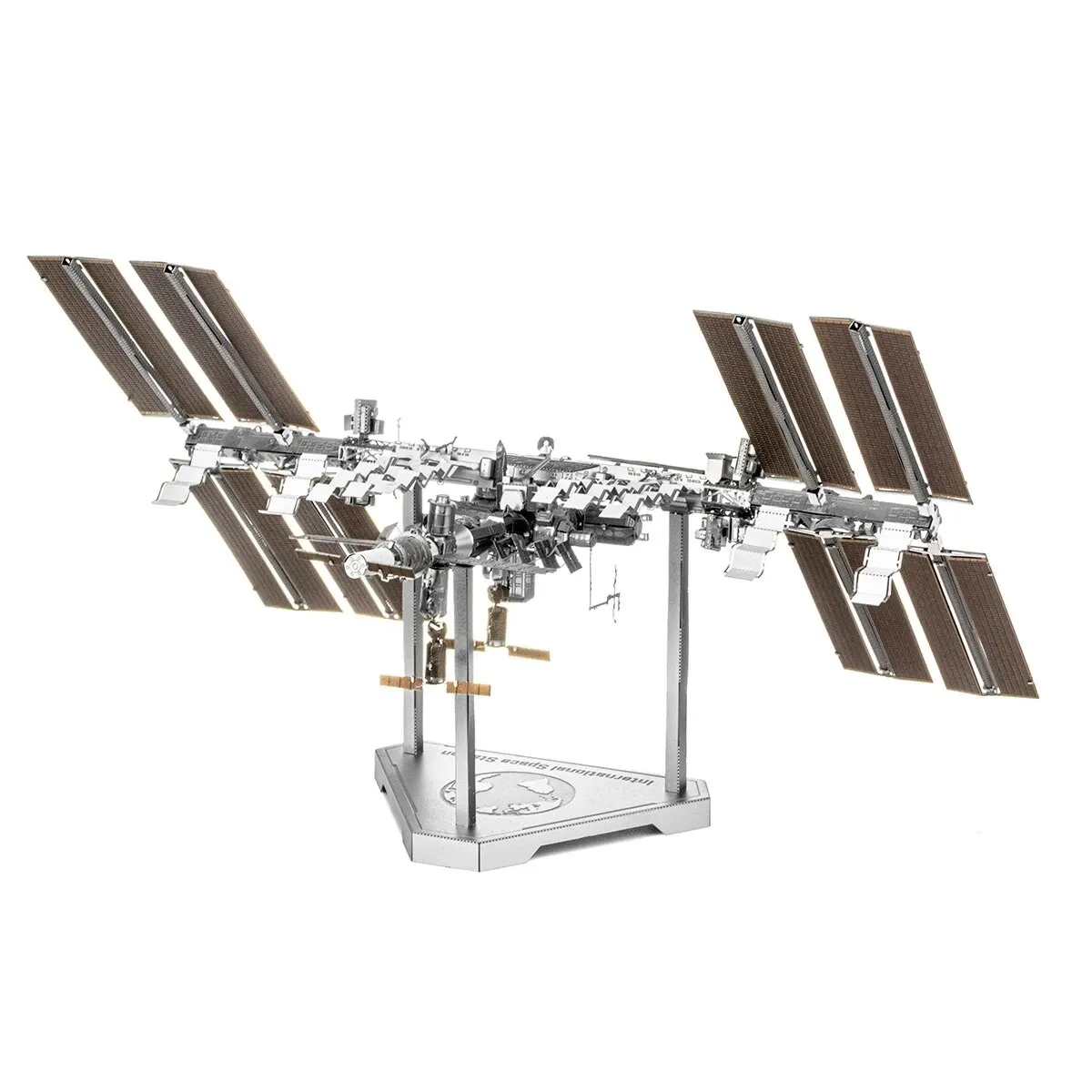 International Space Station 3D Metal Puzzle Model Kit Fai Da Te Laser Cut Puzzle Jigsaw Toy Per Bambini