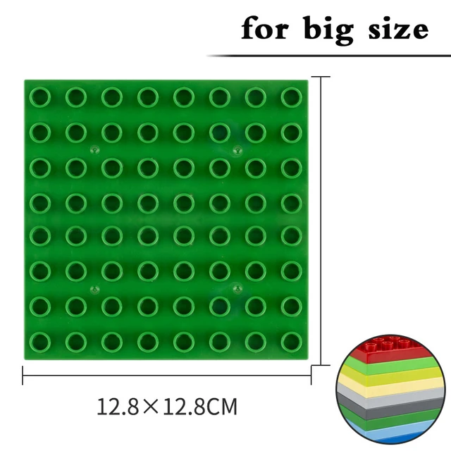 Building Blocks Baseplates Big | Plate Building Lego Duplo - 8x8 Building  Blocks Big - Aliexpress