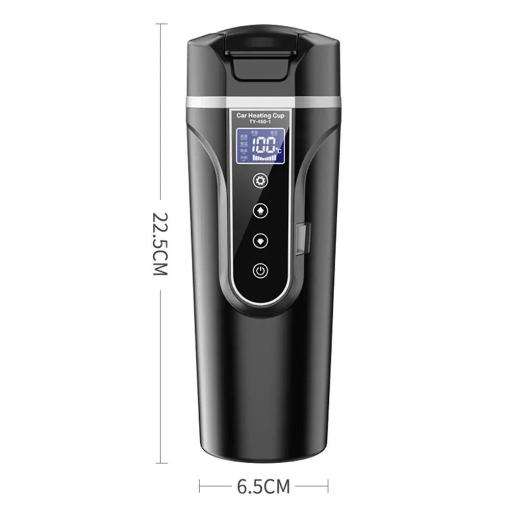 Stainless Steel Electric Water Warmer Bottle for Car Use