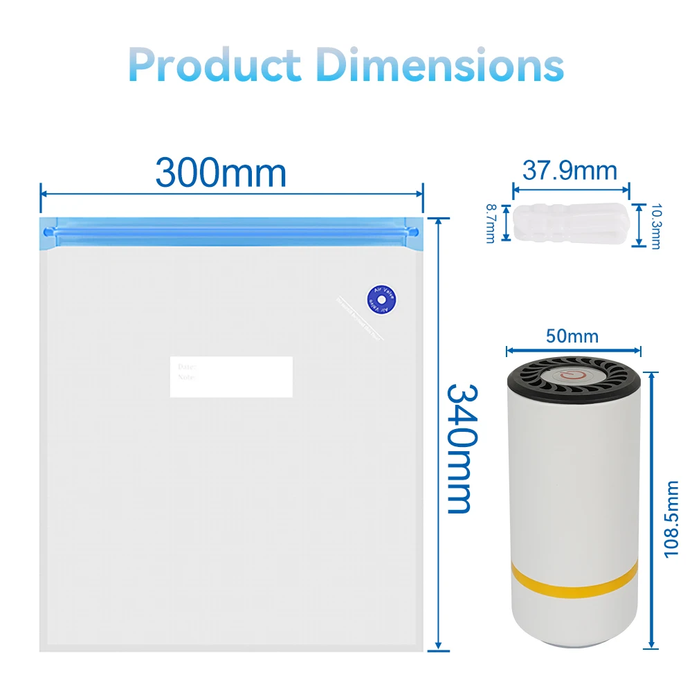 3D Printer Filament Storage Bag PLA PETG ABS Vacuum Bag Dryer Safekeep Humidity Resistant Sealing Bags Keep Filament Dry Sealed