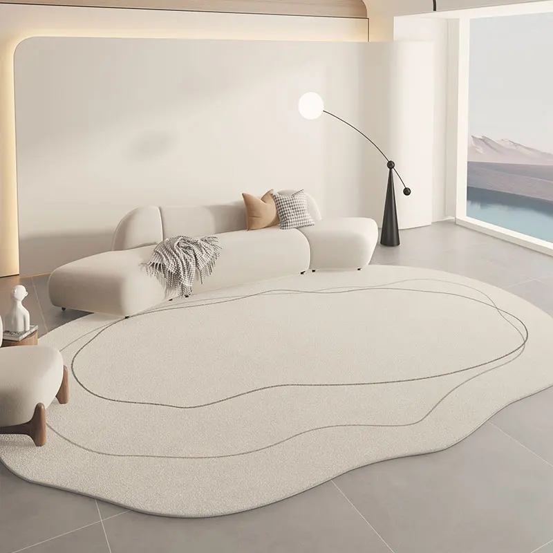 

White Cloud Shape Carpets for Living Room Minimalist Bedroom Decor Large Area Carpet Fluffy Soft Lounge Rug Home Plush Floor Mat