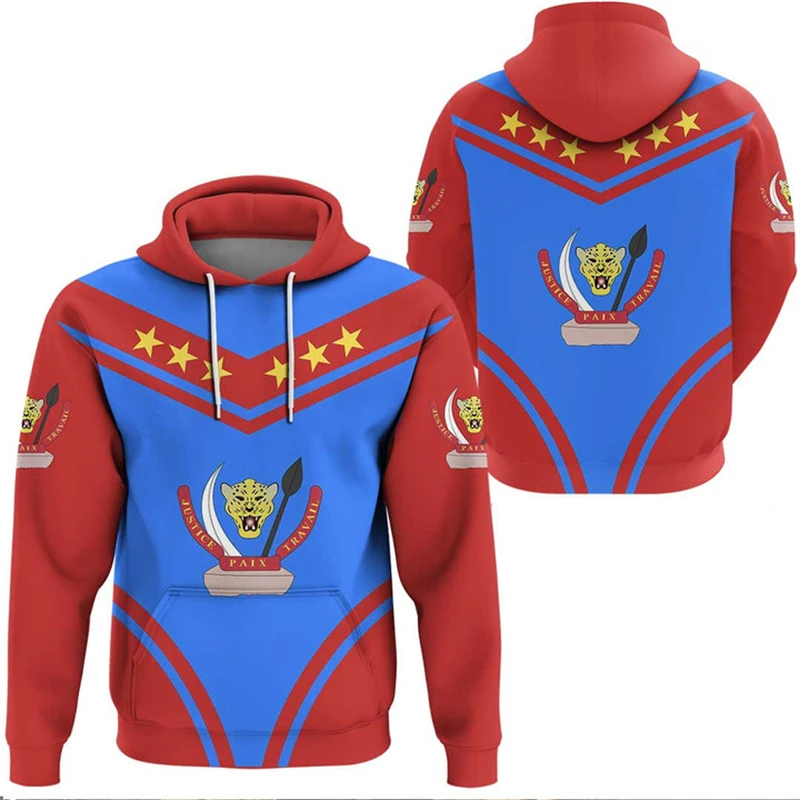 thumbnail image 1 of Sudadera con capucha y emblema nacional de la bandera del Congo, chaqueta deportiva para hombre, estampado 3D, jerseys africanos de gran tamaño, sudadera, ropa unisex, envío directo, 1 of 5