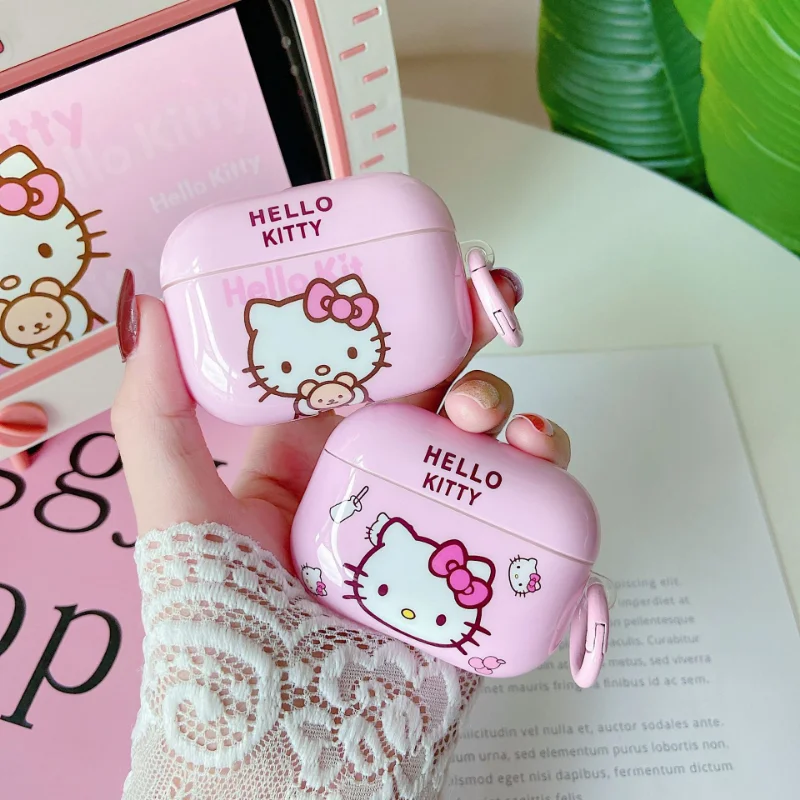 Hello Kitty Earphone Case for AirPods 3 1 2 Pro Silicone Kawaii Cartoon  Anime Wireless Bluetooth Earphone Case Hot Sell Cover - AliExpress