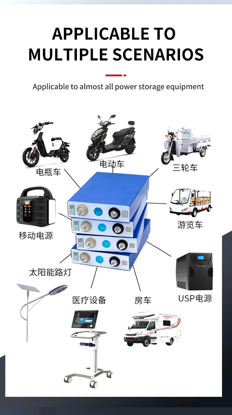 1pcs  Original 3.2V 105Ah LiFePO4 Battery DIY 12V 24V Motorcycle Electric Car So