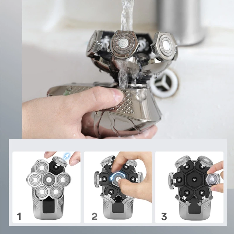 6D/7D Electric Shavers Replacement Heads Bald Replacement Heads for Razor for Electric Razors Head Rep Dropshipping