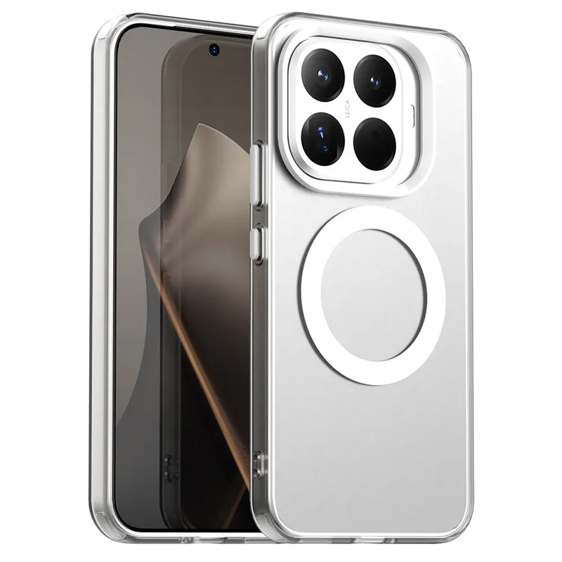 Minimalist Anti-Drop Magnetic Phone Case - Matte Translucent Finish