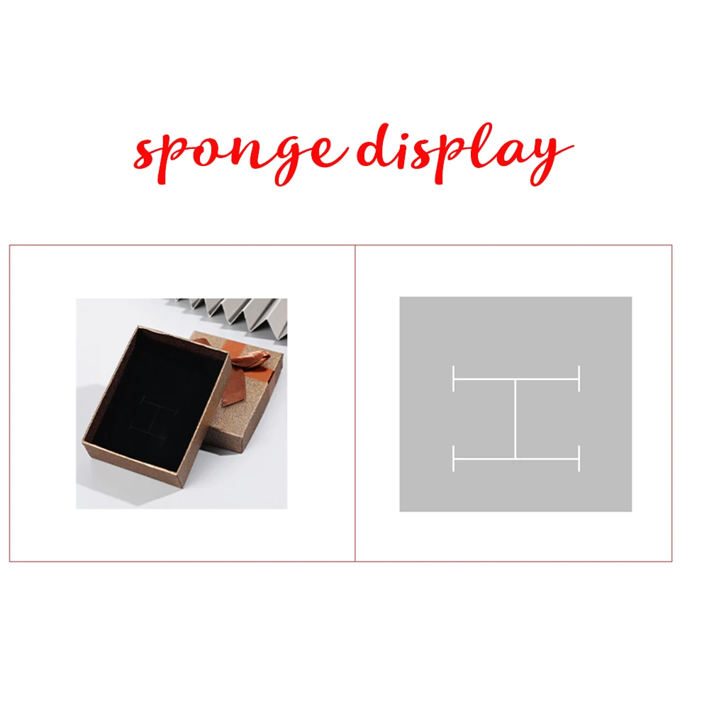 20pcs/Lot Bulk Rings Storage Box DIY Luxurious Bow Double Rings Case 7x9x3cm Coffee Purple Cardboard Jewelry Boxes With Sponge