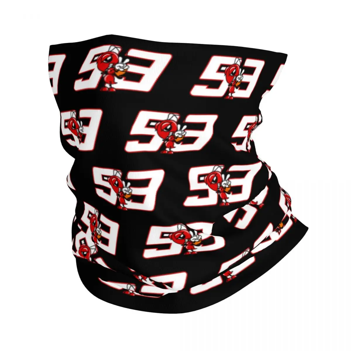 

Motorcycle Racing Marquezs Bandana Neck Gaiter UV Protection Face Scarf Cover Men Women Headwear Tube Balaclava