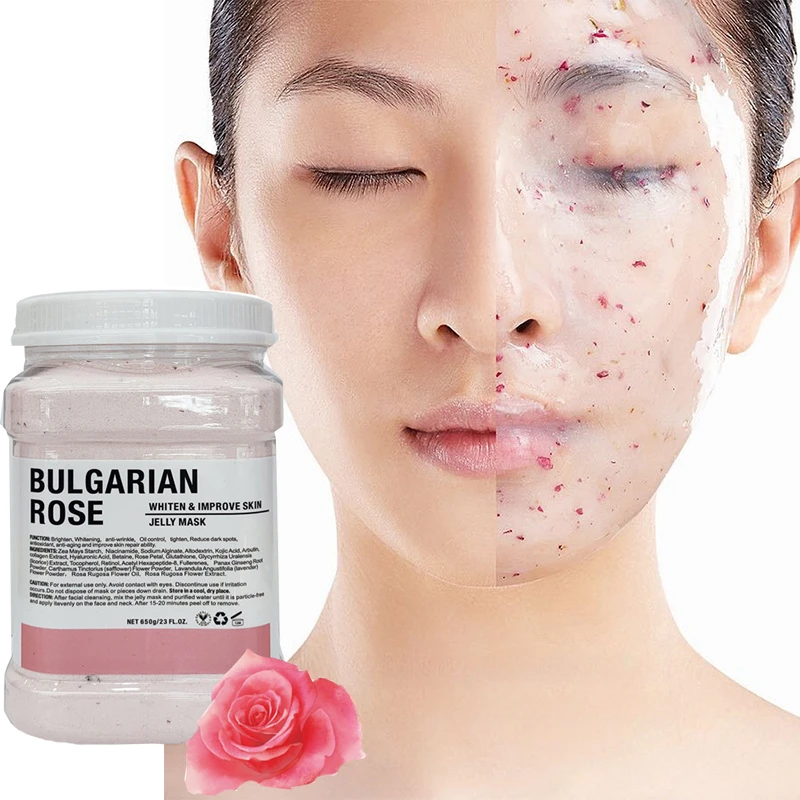 

Rose Petal Crystal Jelly facial mask Powder Shrinks Pores Moisturizes Moisturizes and Brightens Skin Tone 650g