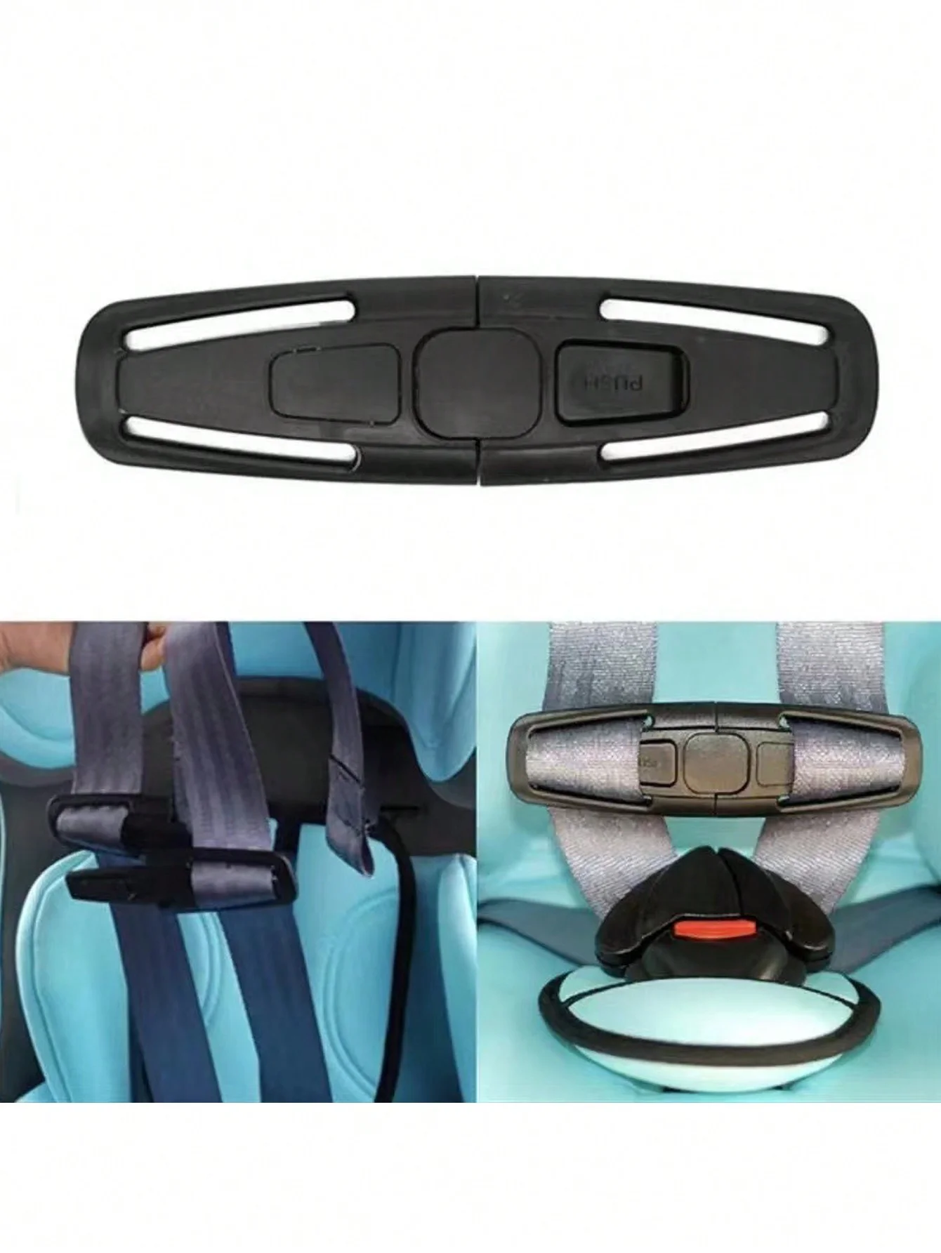 1PC safety belt chest buckle car child safety seat 5-point anti slip belt fixing buckle