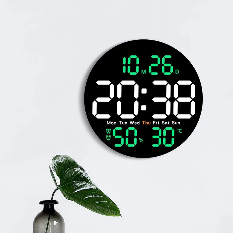 10-Inch LED Digital Wall Clock 3