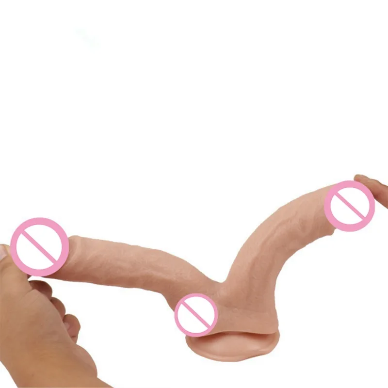 Huge Double Ended Dildo Silicone Vagina Masturbation Adult Sex Toy Couples Lesbian Anal Plug Anal Balls Bdsm Wearable Toys