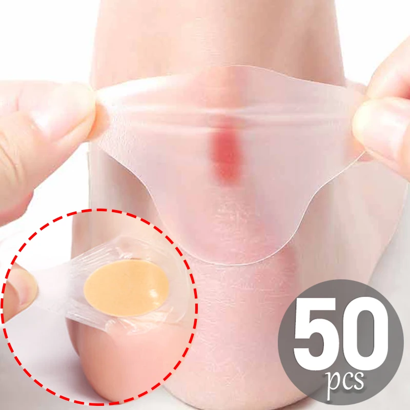 Description Picture 2 of item10-50PCS Soft Gel High Heel Foot Patches Adhesive Heel Blister Bandage Hydrocolloid Shoes Stickers Pain Relief Plaster Foot Care
