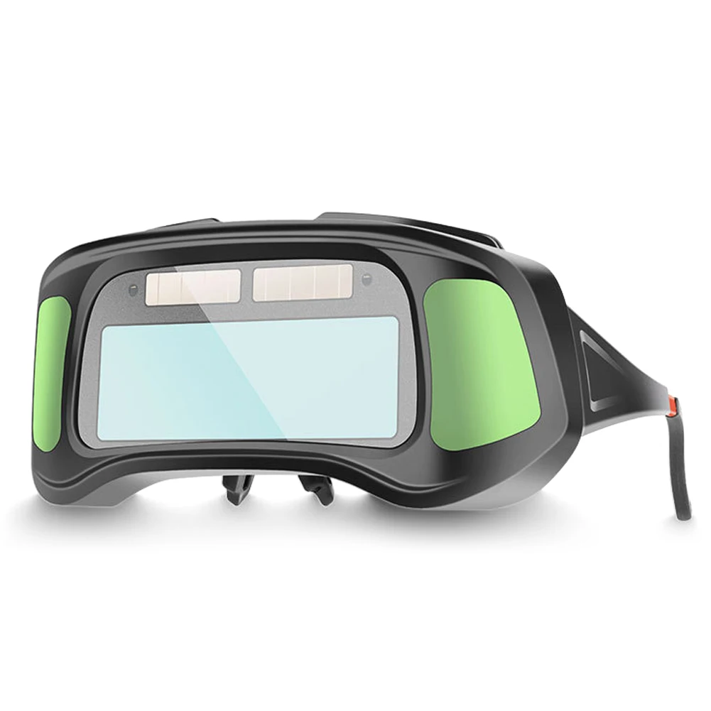 Auto Darkening Dimming Welding Goggles Large View Screen Electric Welding Protective Glasses for Arc Grinding Cutting