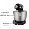 4L Stainless Steel Bowl Electric Stand Food Mixer Egg Beater Cream Blender Handheld Whisk Cake Bread Dough Kneading Machine 5