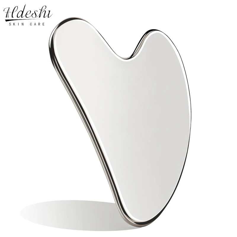 Stainless Steel Facial Gua Sha Anti-Wrinkle Skin Tightening Massager Tool