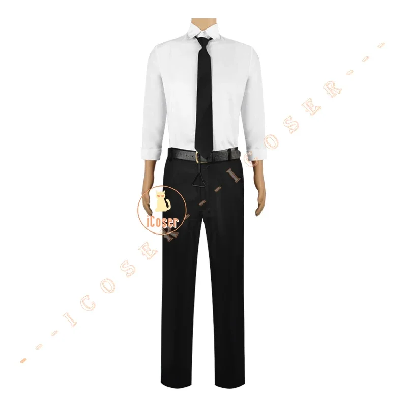 Anime Chainsaw Man Denji Cosplay Costume Wig Public Safety Devil
