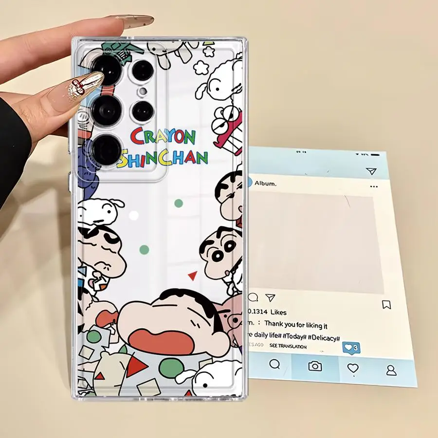 Cartoon Crayons Shinchan Phone Case Cover
