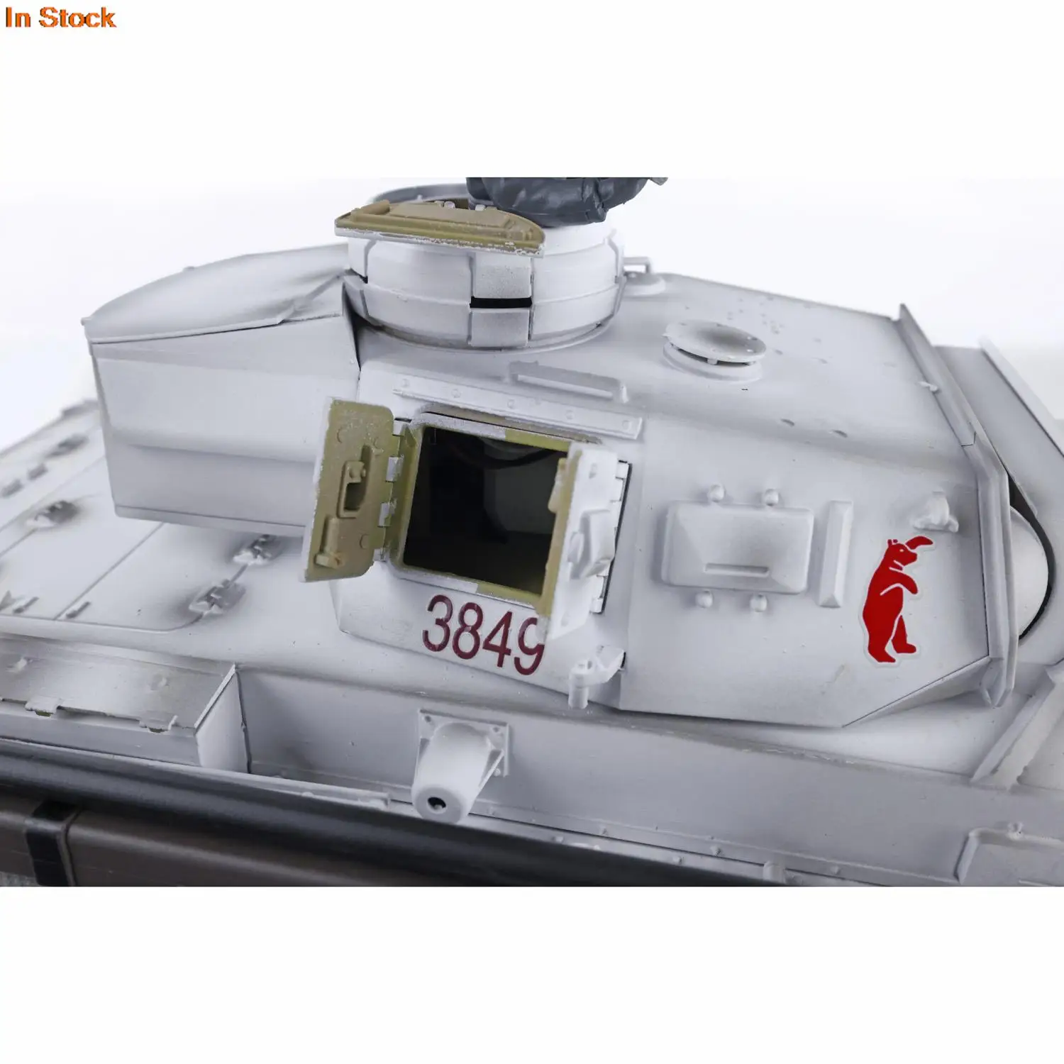 Heng Long 1/16 Snow 7.0 Plastic German Panzer III H RTR RC Tank 3849 360° Turret White Smoke Unit BB Shooting Toys Boy TH17372 6