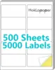 2" x 4" Shipping Labels,Printable White Mailing Labels for Laser/Inkjet Printer,Permanent Adhesive Sticker Labels(500. 1