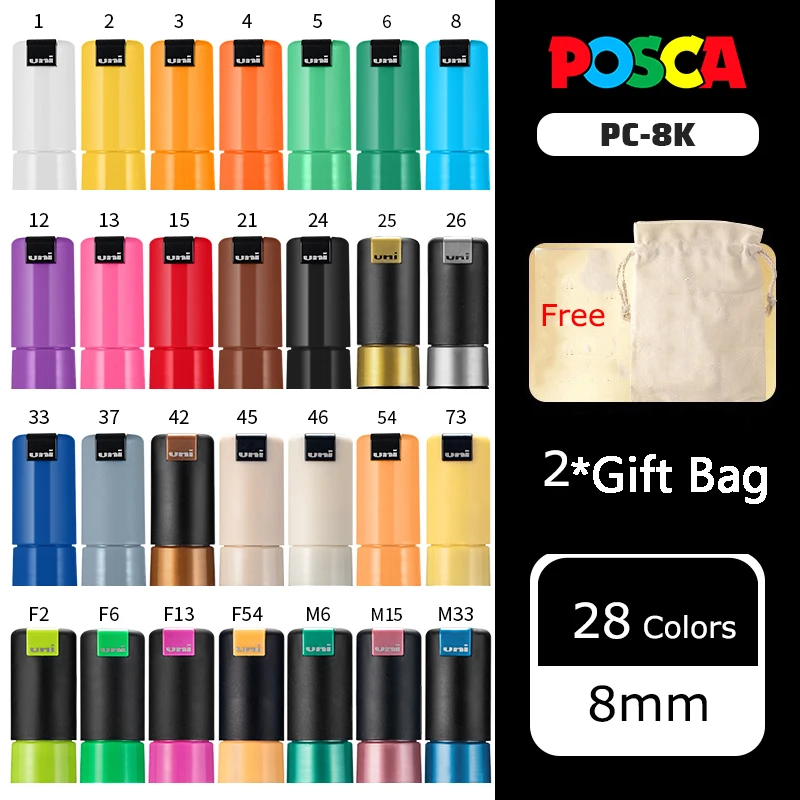 Posca PC-8K - Pack of 25 Colors