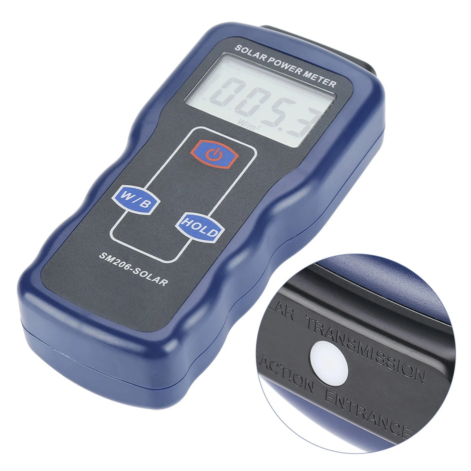 SM206 Digital Solar Power Meter Sun Light Radiation Measuring Testing Instrument Solar Energy Tester Solar Power Energy Meter 6
