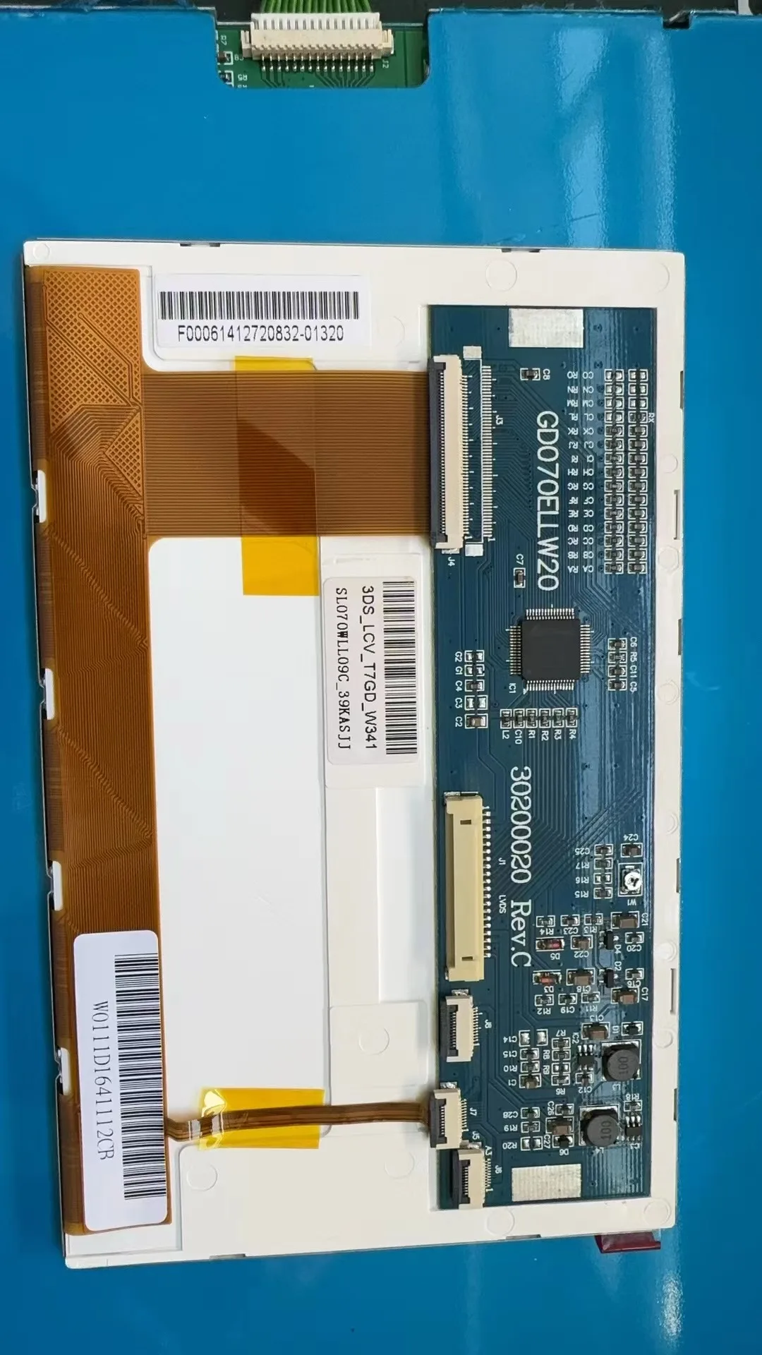 

GD070ELLW20 ( 3DS-LCV-T7GD-W341 ) W0111D1641112CB Новая ЖК-панель, может быть совместима с FG0700K6DSSWAGT1