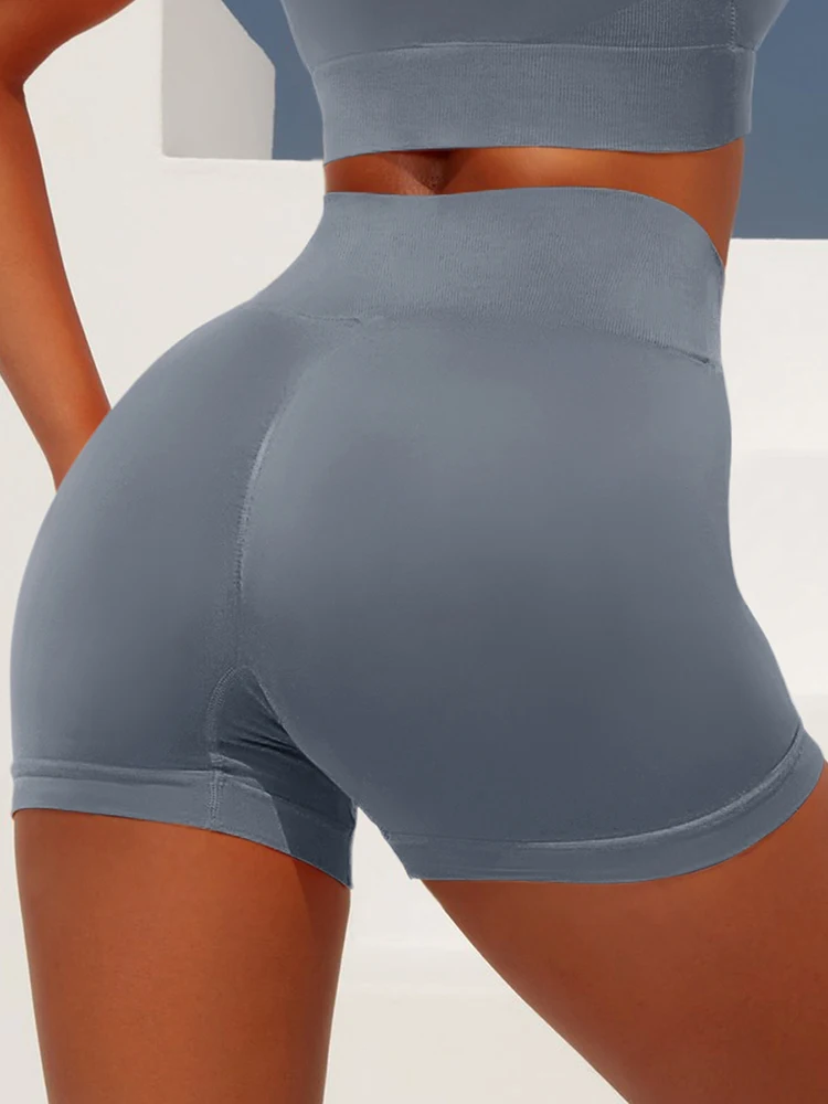 Seamless Women Yoga Shorts Push Up Gym Shorts Sexy Bubble Butt Short Pants High Waist Fitness Running Shorts Quick Dry Shorts khaki shorts Shorts