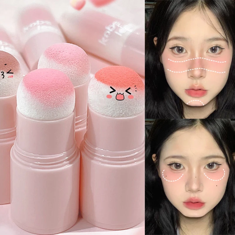 Matte Cheek Blush Stick Natural Peach Blush Eyeshadow Powder Multiuso Occhi E Labbra Fard Face Contouring Cosmetici Per Il Trucco
