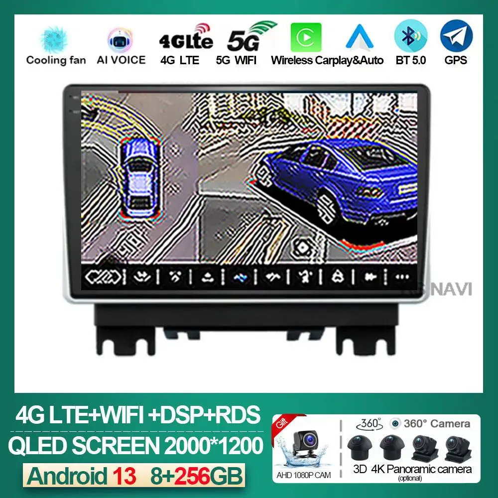 

Car Radio For Chana Changan Hunter F70 2019 - 2022 WIFI Android 13 Multimedia Video Player Auto GPS Serero Carplay NO 2 Din DVD