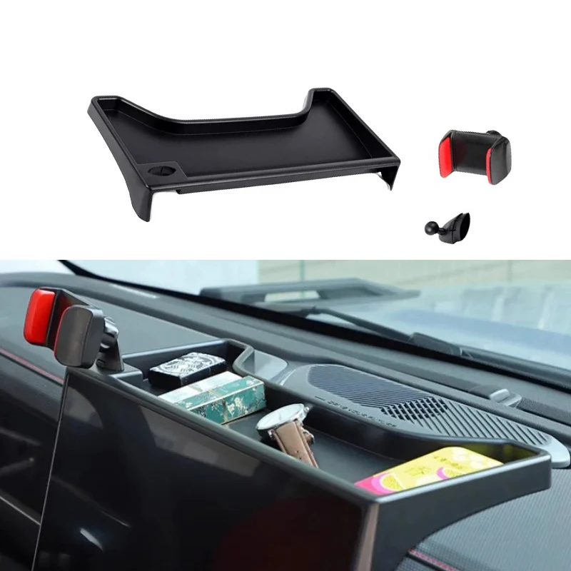 

Car Dashboard Storage Box For Chery JETOUR Traveler T2 2023-2024 Modification Mobile Phone Holder Accessories