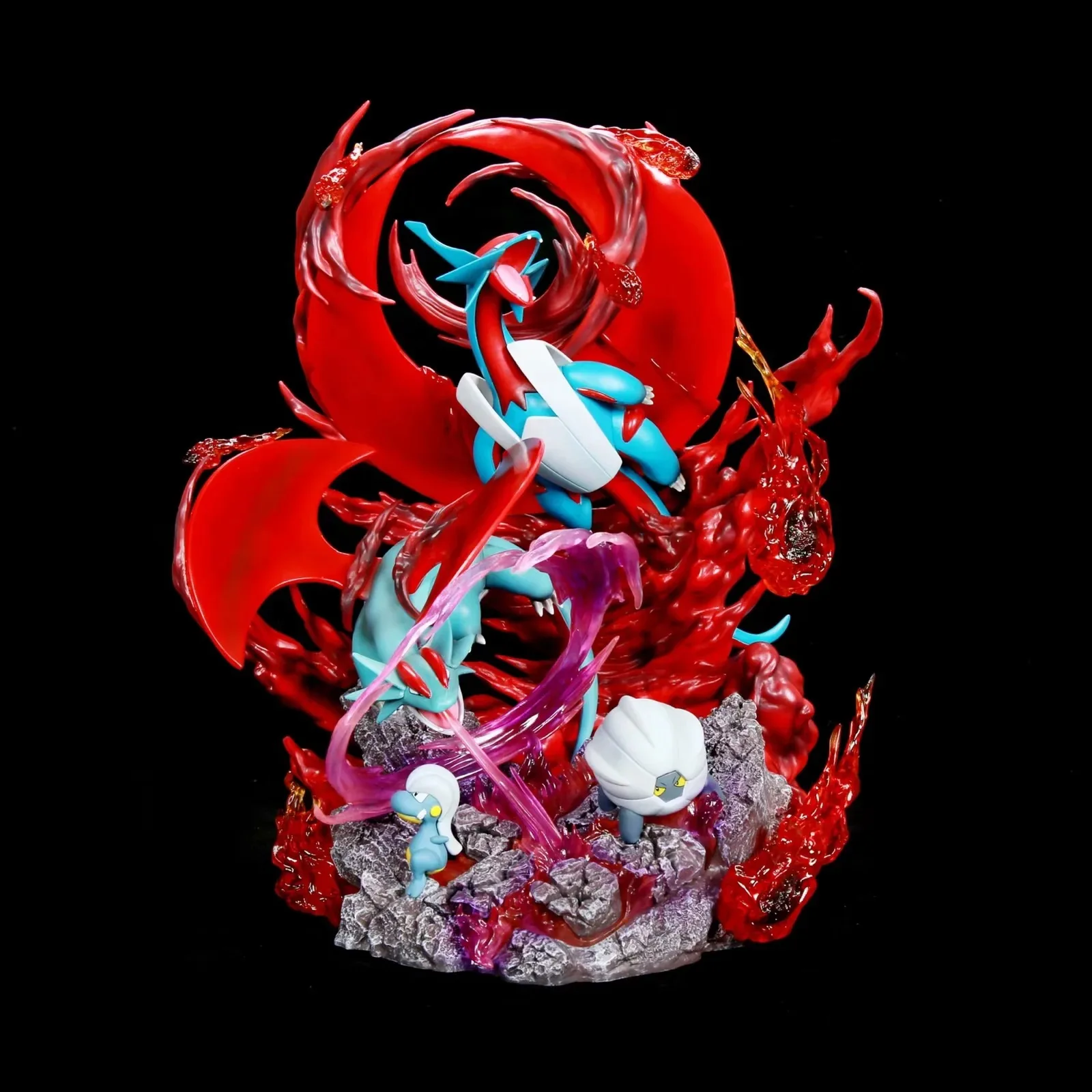 Милый аниме Покемон саламенс багон шелгон Боевая версия. ПВХ экшн-фигурка, игрушечная статуя, Коллекционная модель, детские игрушки, кукла, подарок