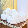 New 7 cm Summer high wedge sandals women's chunky heel mules women EVA flip flops house shoes woman outdoor platform slippers
