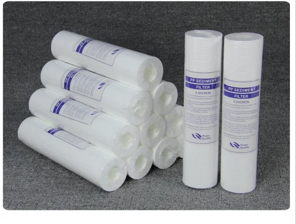 

15pcs 1/5 Micron Sediment Water Filter Purifier Cartridge Reverse Osmosis 10 Inch Pp Cotton Filter Element Ultra Filtration