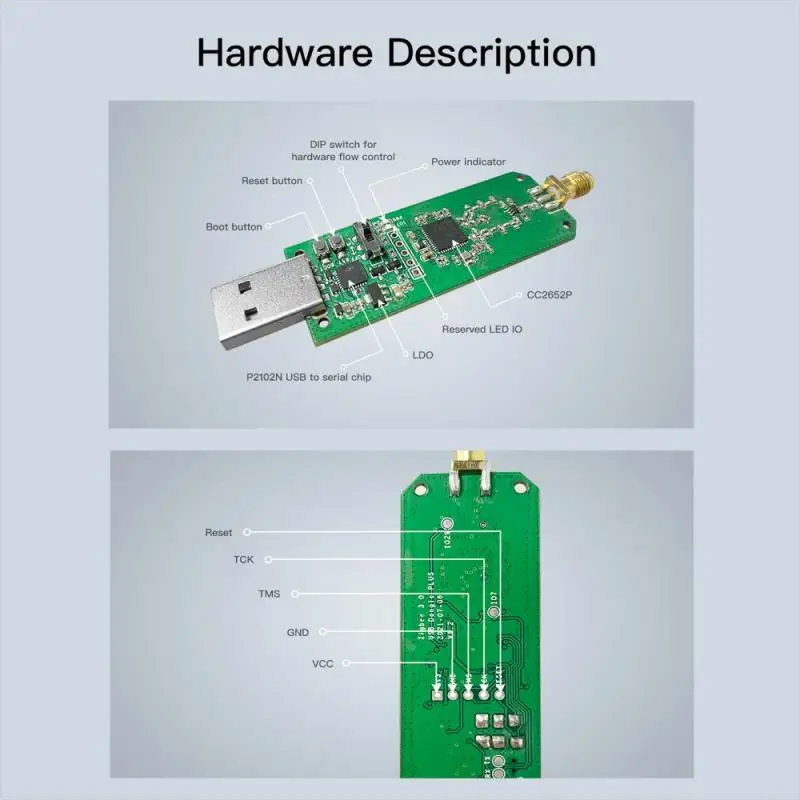 SONOFF ZB Dongle-E USB dongle plus wireless Zigbee gateway analyzer ZHA Zigbee 3.0 Zigbee2MQTT USB stick capture with antenna