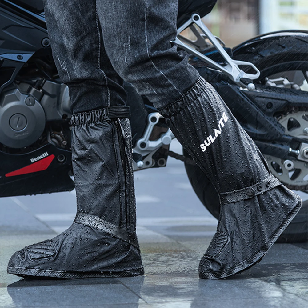 Motorcycle Shoe Covers Moto Protection Waterproof Footwear Boots Rain Snow Non-Slip Scooter Bike Motorbike Accessories