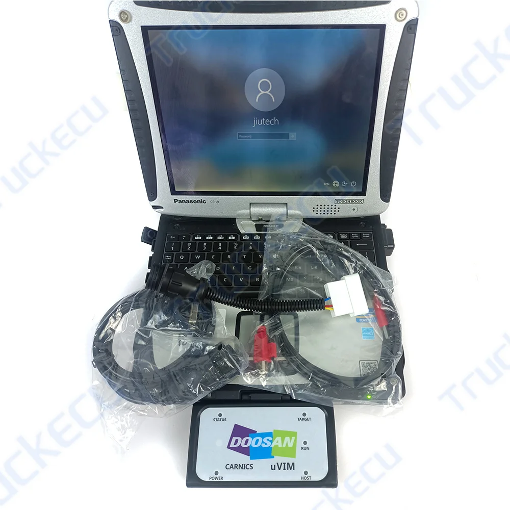 

Doosan uVIM diagnostic tool excavator forklift engine fault detection OBD interface DDT CARNICS SCR DPF DMS-5 DCUECUG2+CF19