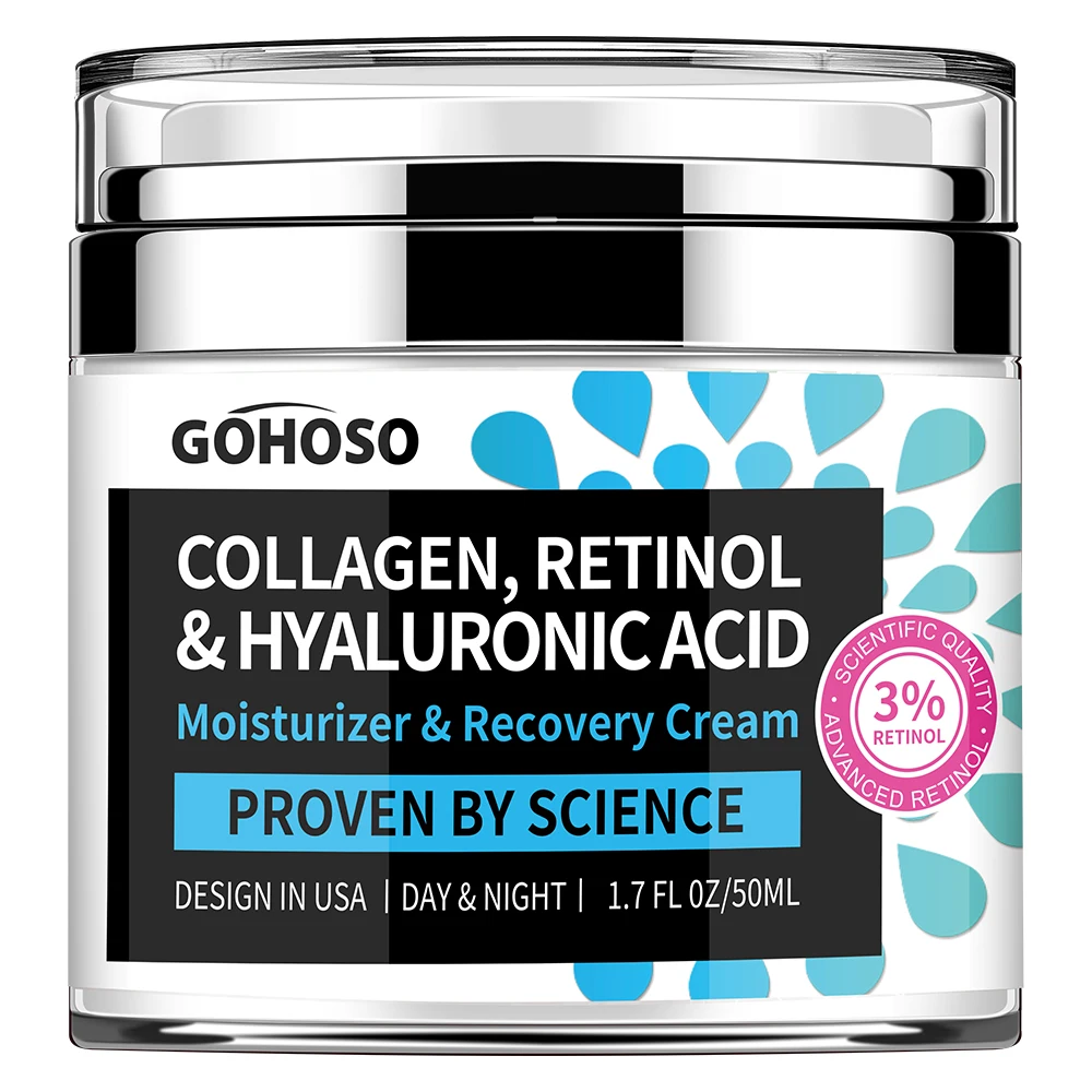 ENVISHA visage soins de la peau collagène rétinol acide hyaluronique crème raffermissant blanchissant Anti-âge rides hydratant hydratant 1