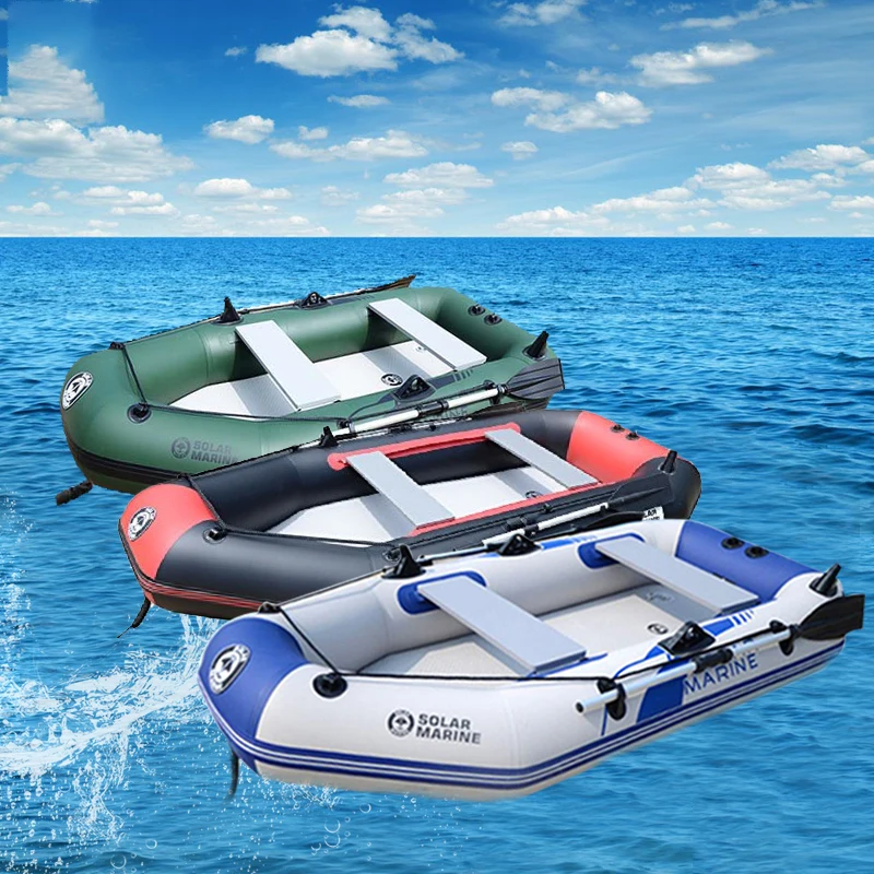 3.6m Inflatables Kayak Fishing Boat Rowing Inflatable Surfing 6-8person  Boat Pvc Boat Wear-resistant For Fishing Rubber Boating - Boat Accessories  - AliExpress