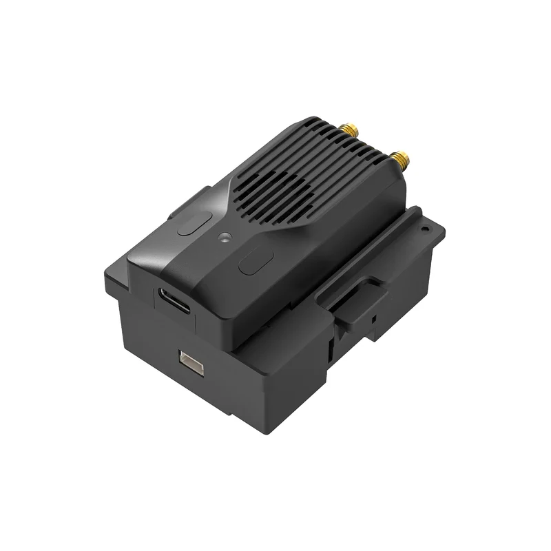 Écran couleur de la radiocommande ELRS Gemini double fréquence 1W pour drone FPV longue portée affichant les paramètres