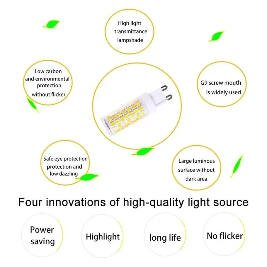 LED Bulb 3W 5W 7W G9 led light led lamp Dimmable AC 220V Lamp SMD2835 Spotlight Chandelier Lighting Replace Halogen Lamp Bulb